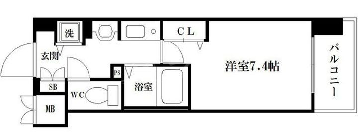 グラン・セレブ本町の間取り