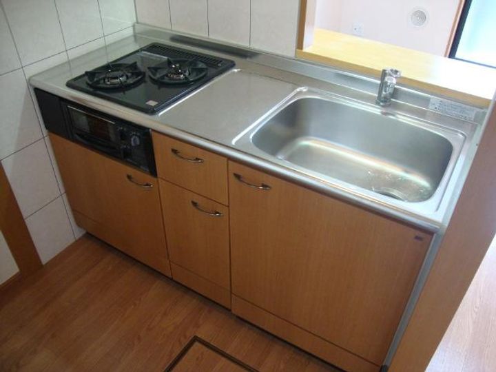 群馬県高崎市箕郷町生原(アパート)の賃貸物件のキッチン