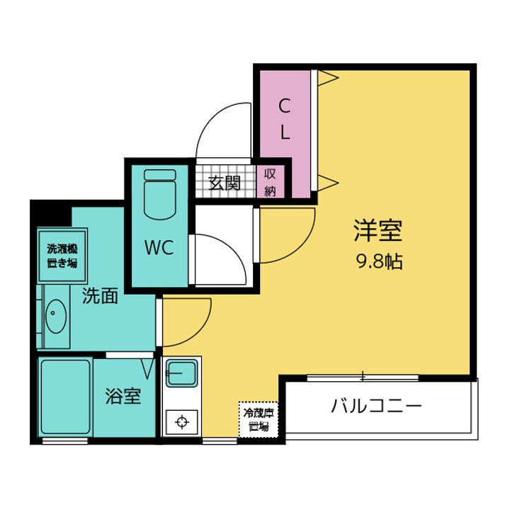 REAL BLOSSOMIIIの間取り