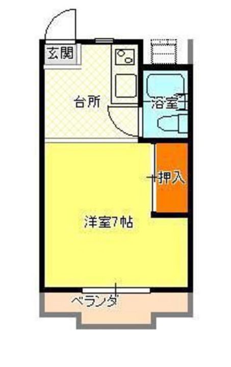 ホワイトメゾン学南3棟の間取り