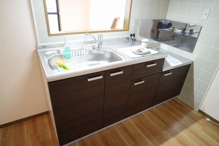 滋賀県守山市守山6(アパート)の賃貸物件のキッチン