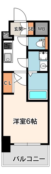 エスリード新福島の間取り
