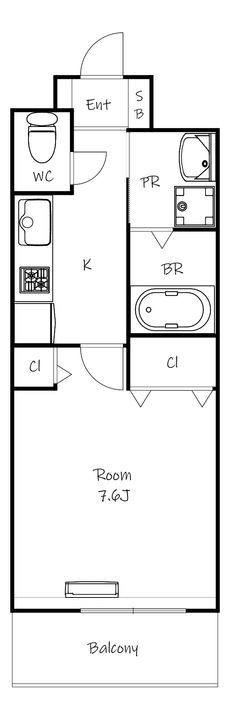 リ・ベストIの間取り