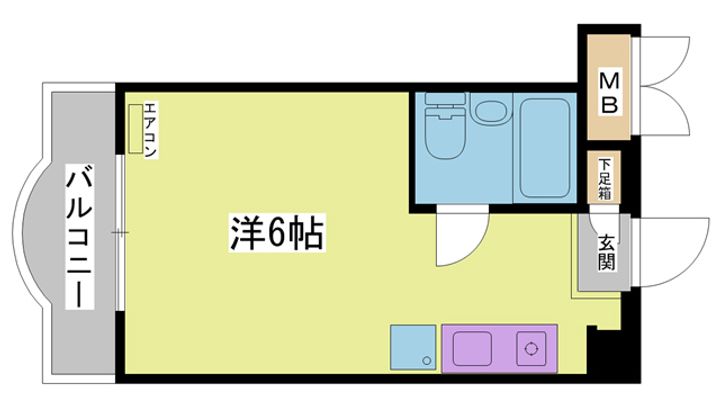 ステューデントビラウィングの間取り