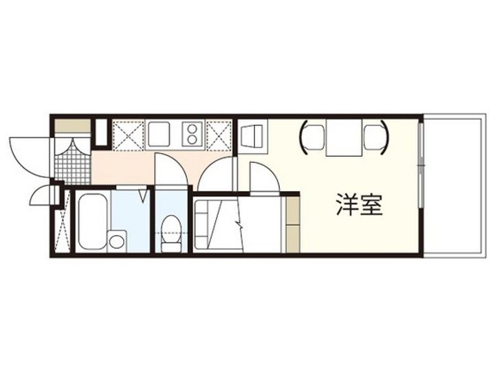 レオパレスさくらIIの間取り