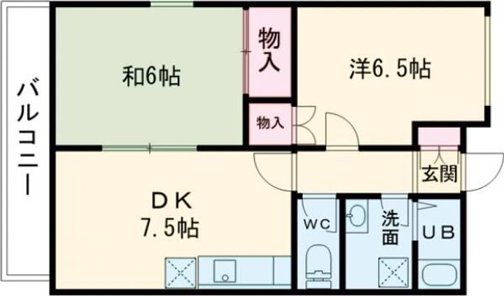 兵庫県神戸市西区北別府4(マンション)の賃貸物件の間取り