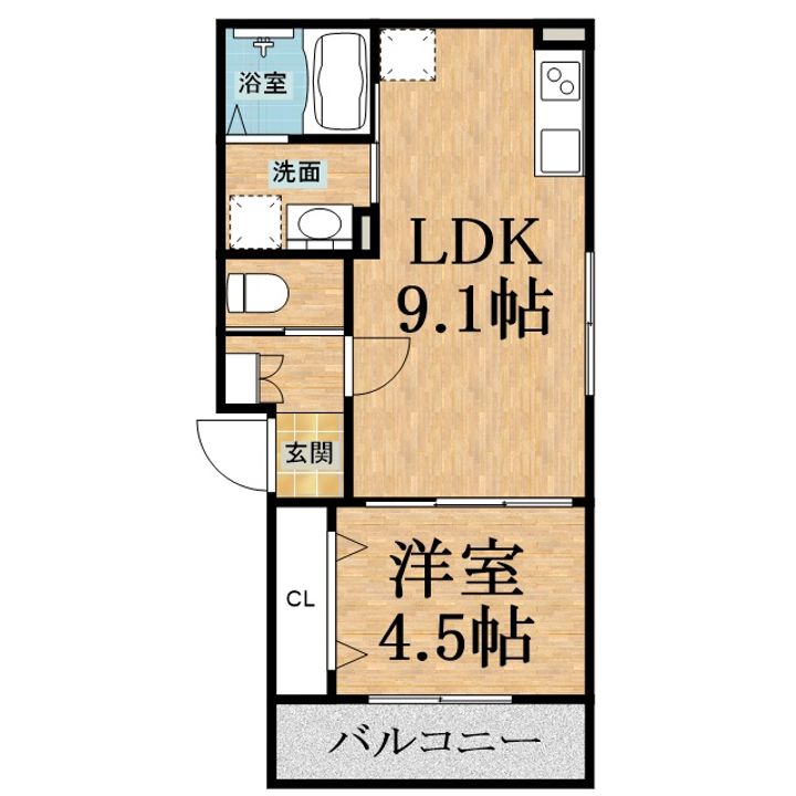 マロンクレールの間取り