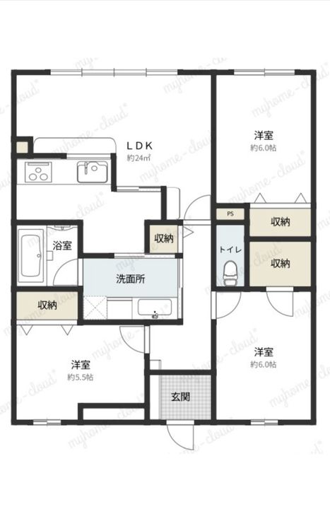 ポレスター佐久平の間取り