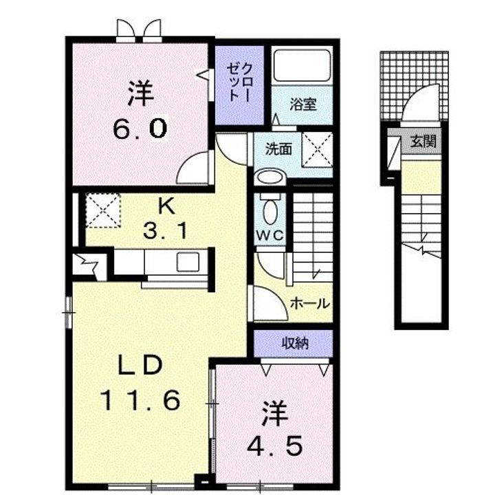 プリマヴェーラIIの間取り