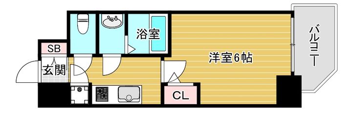 S-RESIDENCE都島Luxの間取り