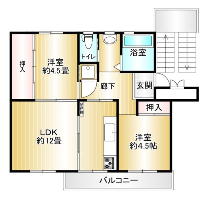すすき野団地6-2号棟の間取り