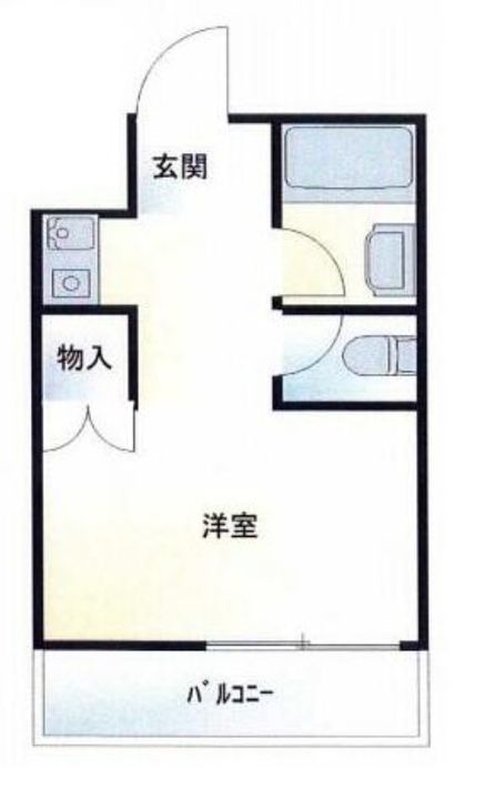 神奈川県川崎市多摩区栗谷3(マンション)の賃貸物件の間取り
