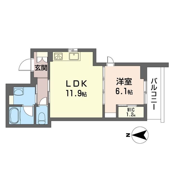 フルール・パレの間取り