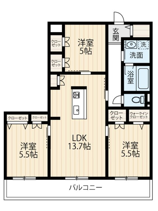グラン シャテーヌの間取り