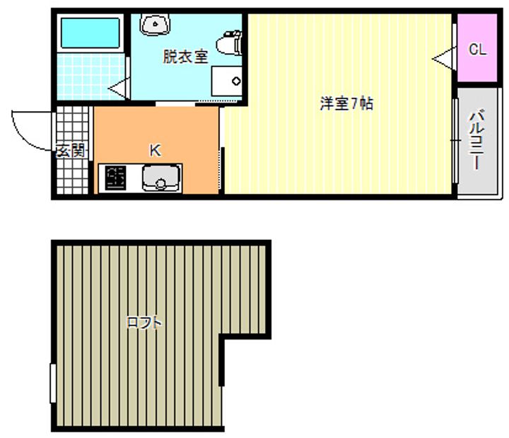 フローレス壱番館の間取り