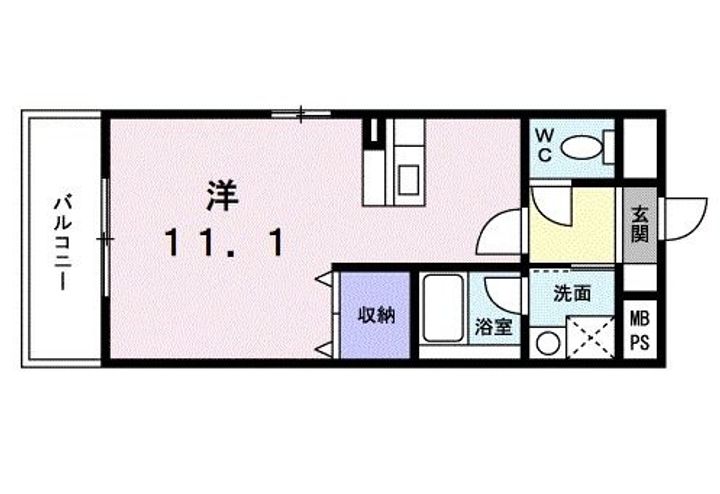 東京都江戸川区平井6(マンション)の賃貸物件の間取り