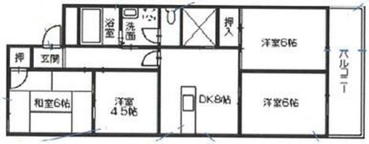 ホープス国府の間取り