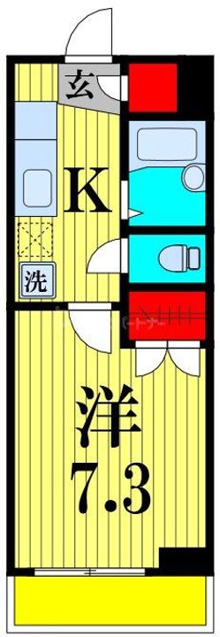 グランツAYの間取り