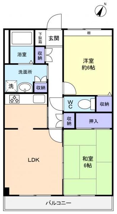 ファミール勝田台の間取り