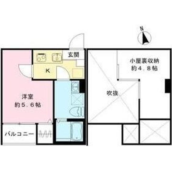 愛知県名古屋市守山区守山1(アパート)の賃貸物件の間取り