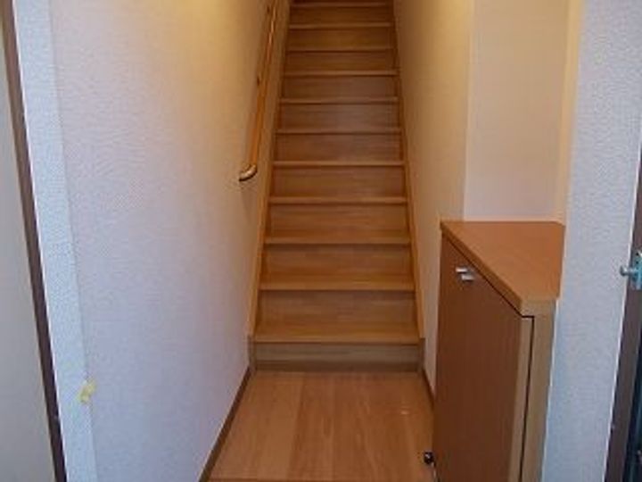 アムール一本木Iの玄関