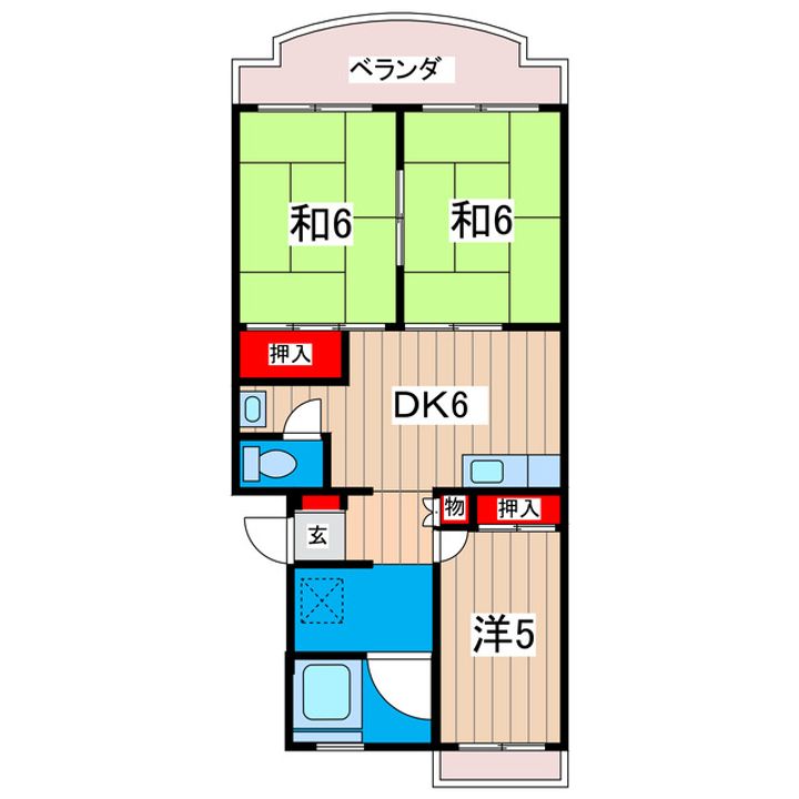 サクラヒルの間取り