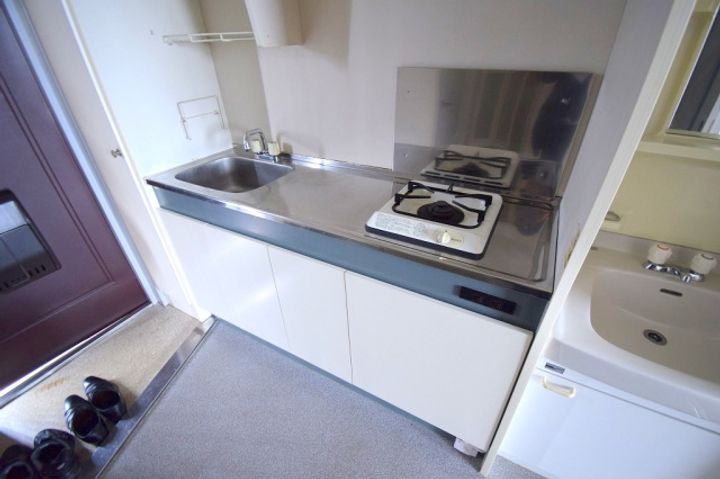 広島県三次市十日市東3(マンション)の賃貸物件のキッチン