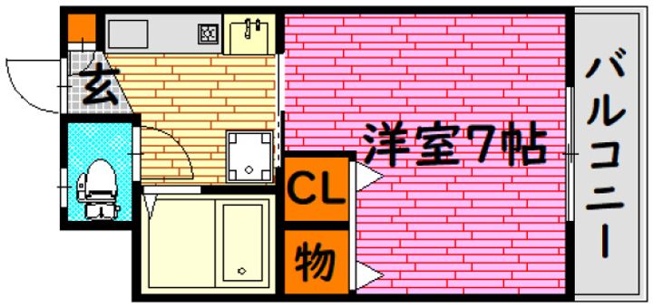 広島県三次市十日市東3(マンション)の賃貸物件の間取り