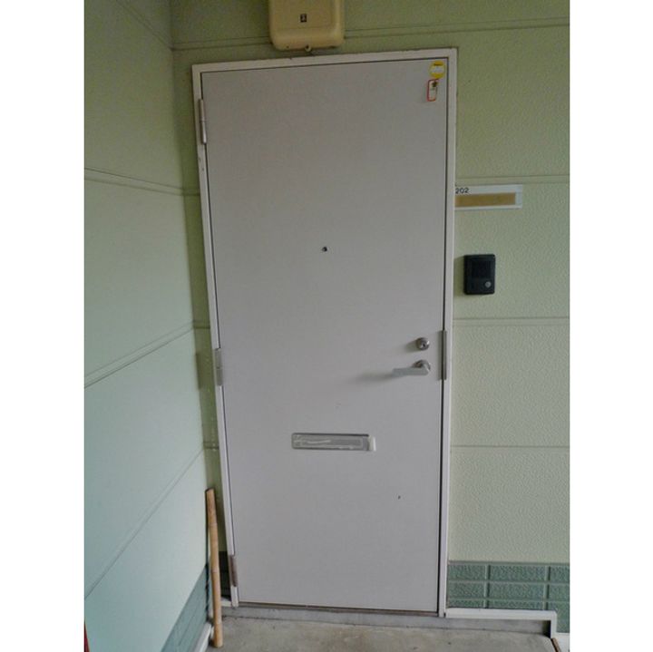 スノーフラワーハイツの玄関