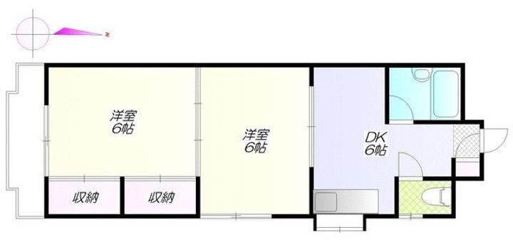 リバティベルズ・シバタの間取り