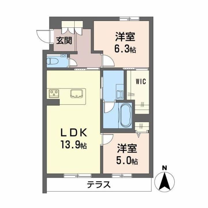 グランフォレスト赤坂の間取り