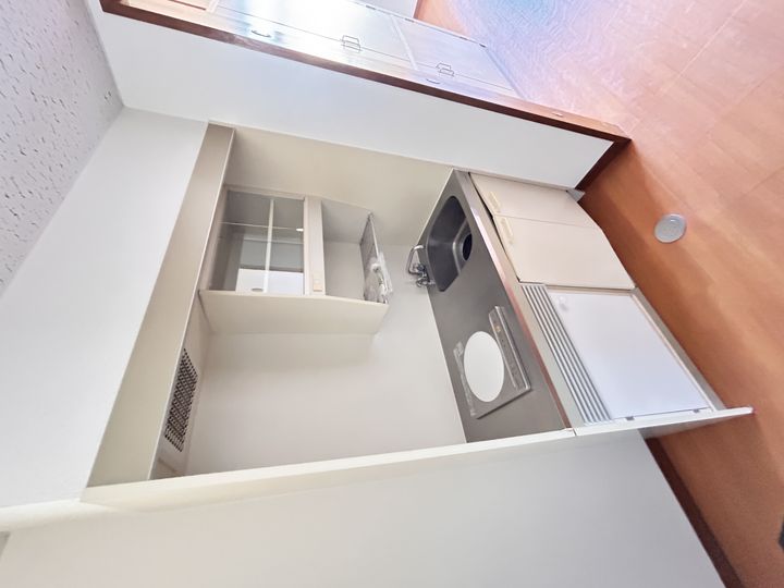 広島県東広島市西条西本町(マンション)の賃貸物件のキッチン