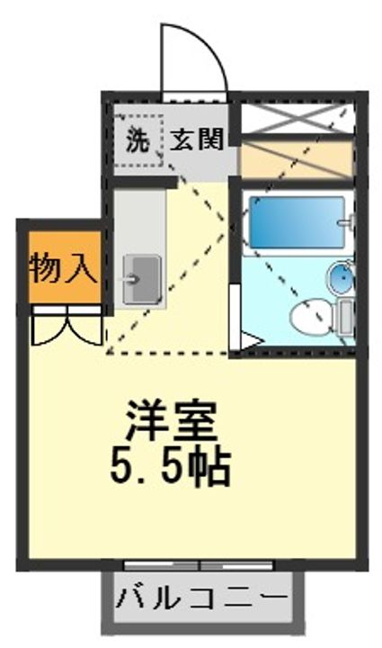 東京都江戸川区西瑞江3(アパート)の賃貸物件の間取り