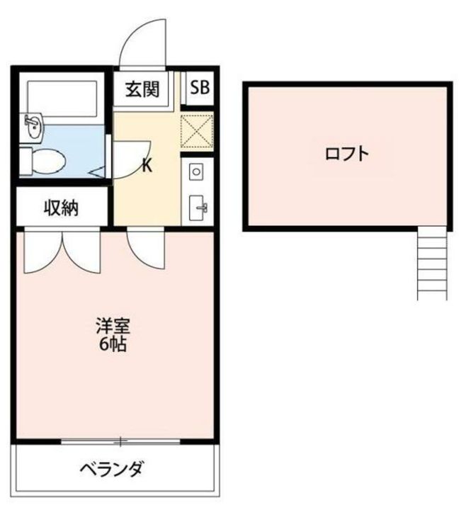 神奈川県川崎市多摩区生田5(アパート)の賃貸物件の間取り