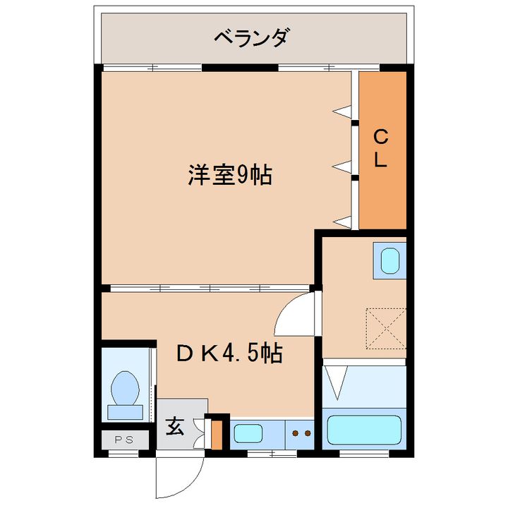 ヤママス東の間取り