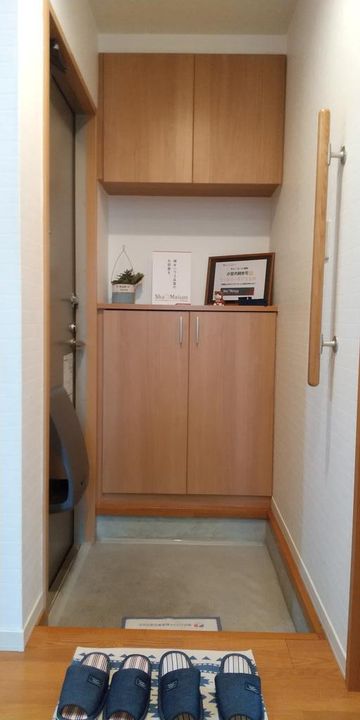 サニーコート羽村の玄関