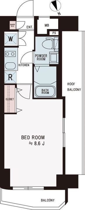 REALIZE新宿の間取り