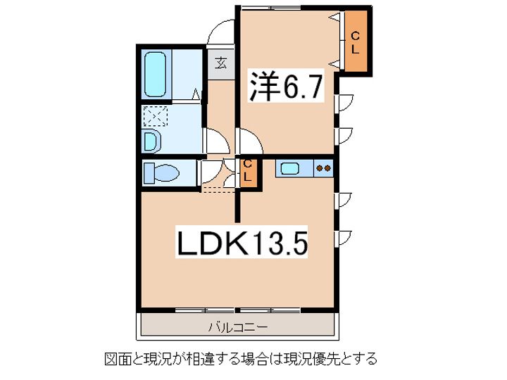 コーポ ジンの間取り