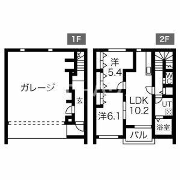 LaLa Charme A(ララシャルムA)の間取り
