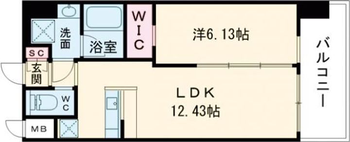 プレジオ永和ASIANの間取り