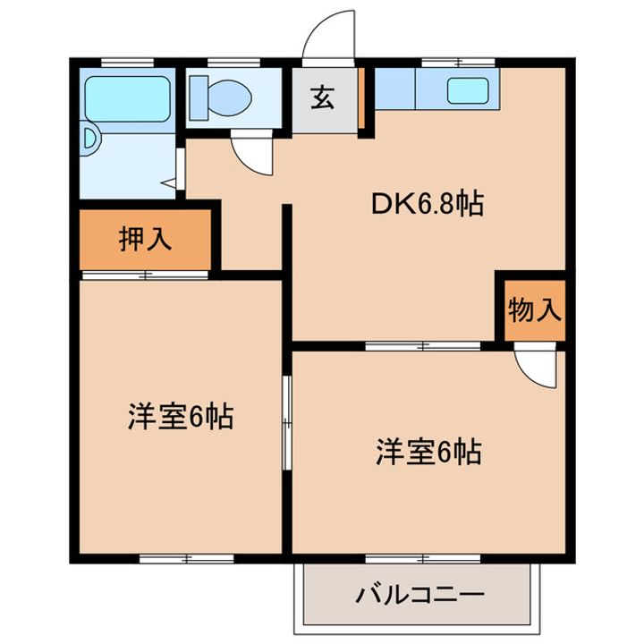 アリハラアネックス21の間取り