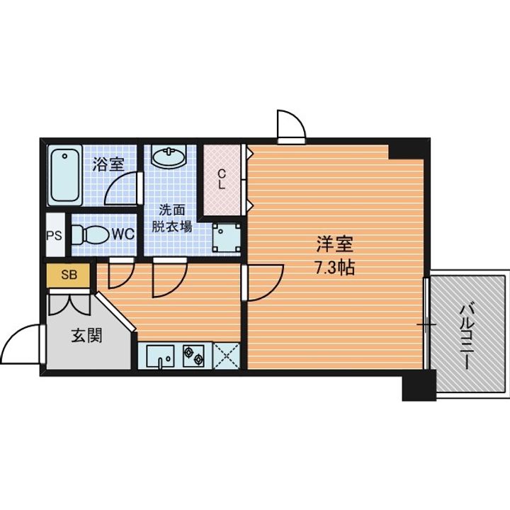 エスライズ本町東の間取り