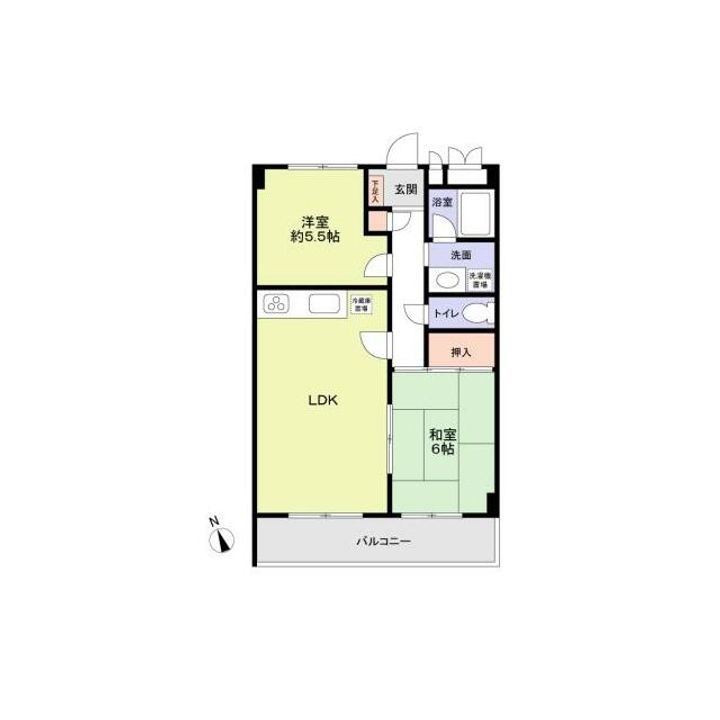 東京都北区浮間3(マンション)の賃貸物件の間取り