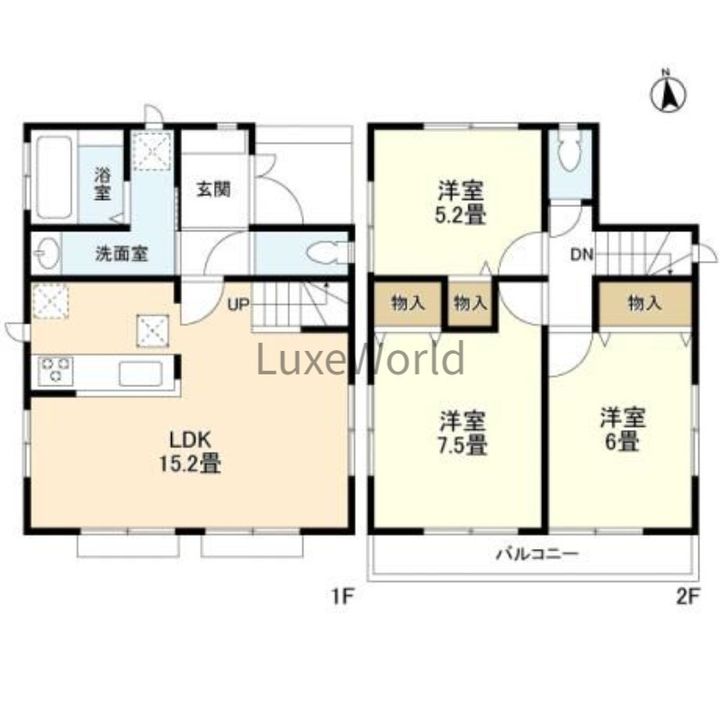 神奈川県横浜市港北区日吉本町3(一戸建)の賃貸物件の間取り