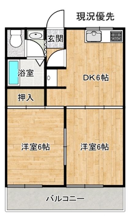 グランディール・マルモの間取り