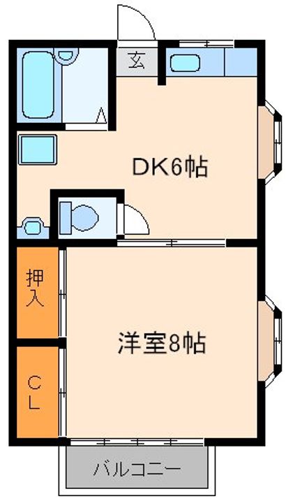 ハイライフ大手町の間取り