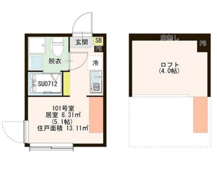 東京都葛飾区堀切4(アパート)の賃貸物件の間取り