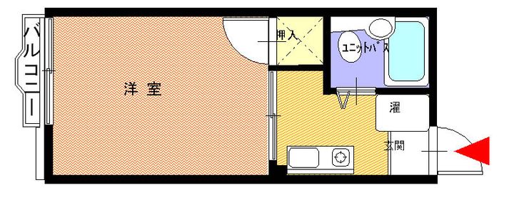 養生館Dの間取り