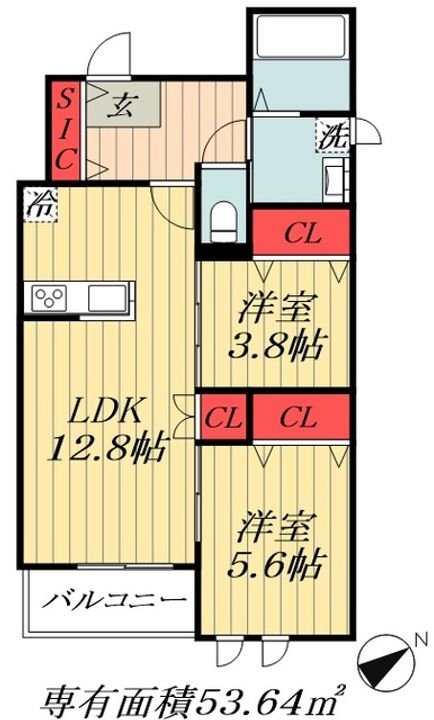 千葉県浦安市富士見2(マンション)の賃貸物件の間取り