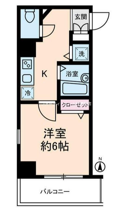 OLIO神田の間取り